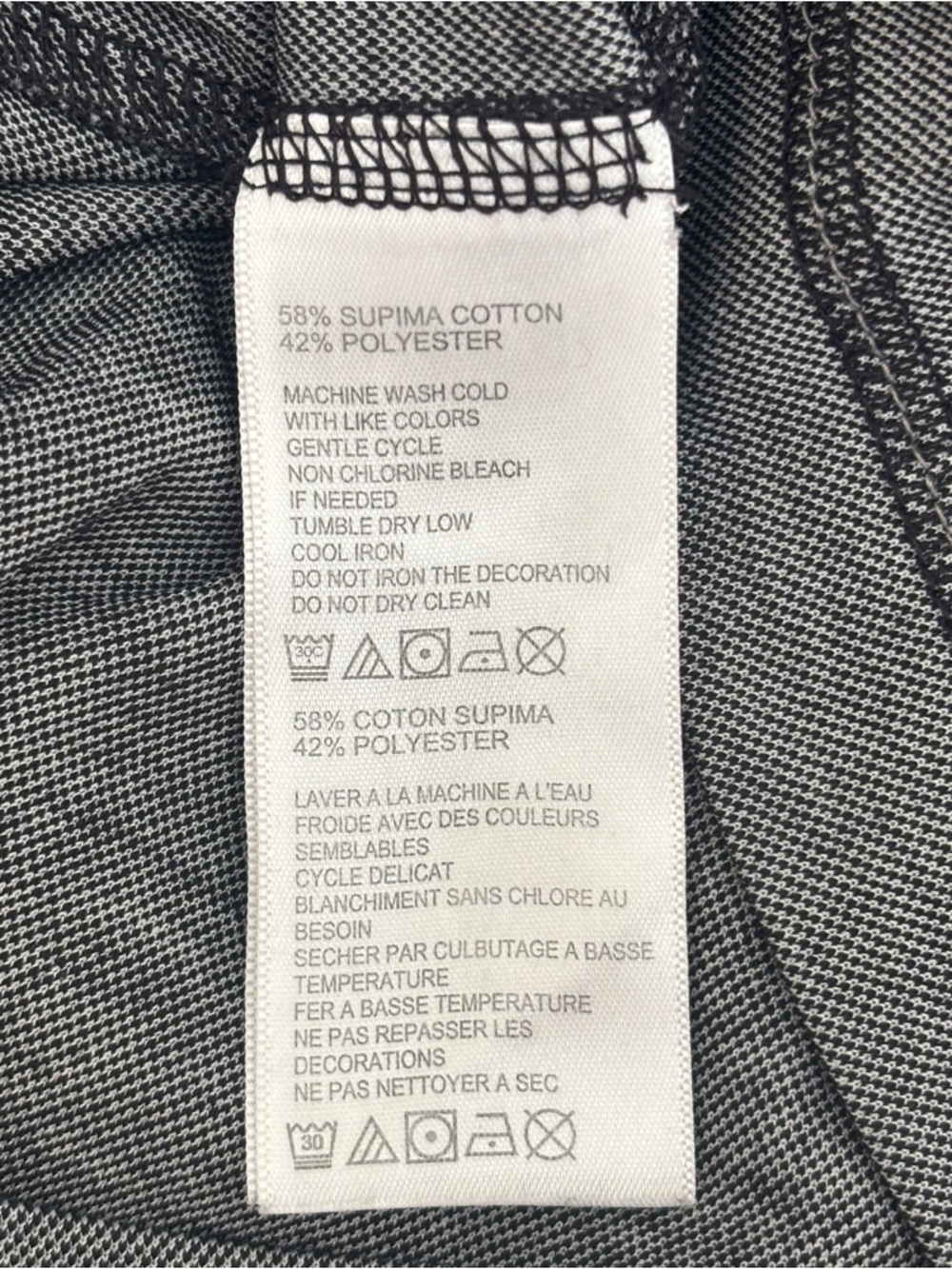 Tommy Bahama Men's Short Sleeve Polo Shirt Black/Gray Textured Large - EUC - Picture 7 of 9